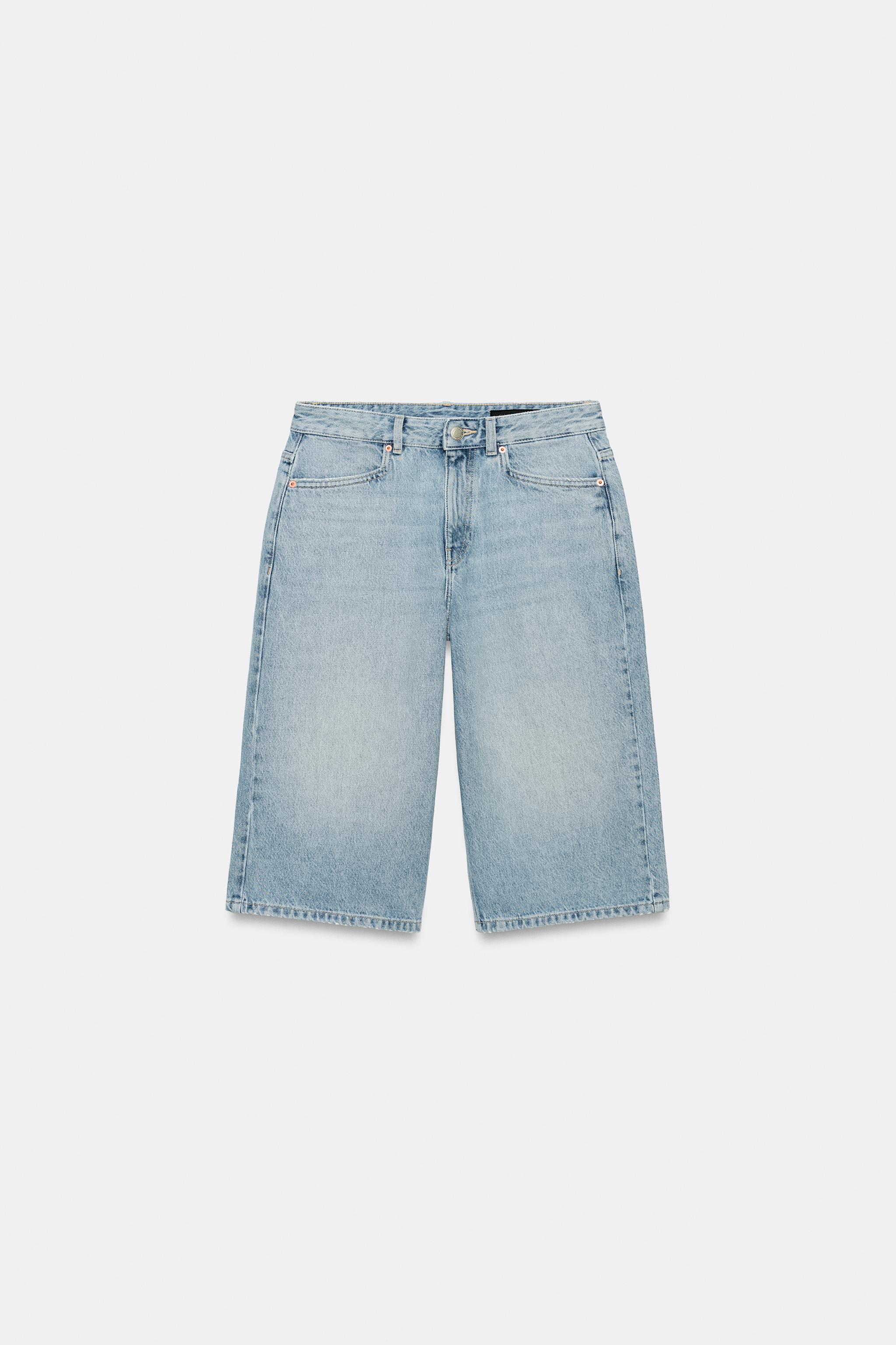MID-RISE DENIM SHORTS ZW COLLECTION